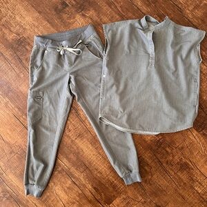 Figs Graphite Zamora and Rafaela Set XSP/XXS